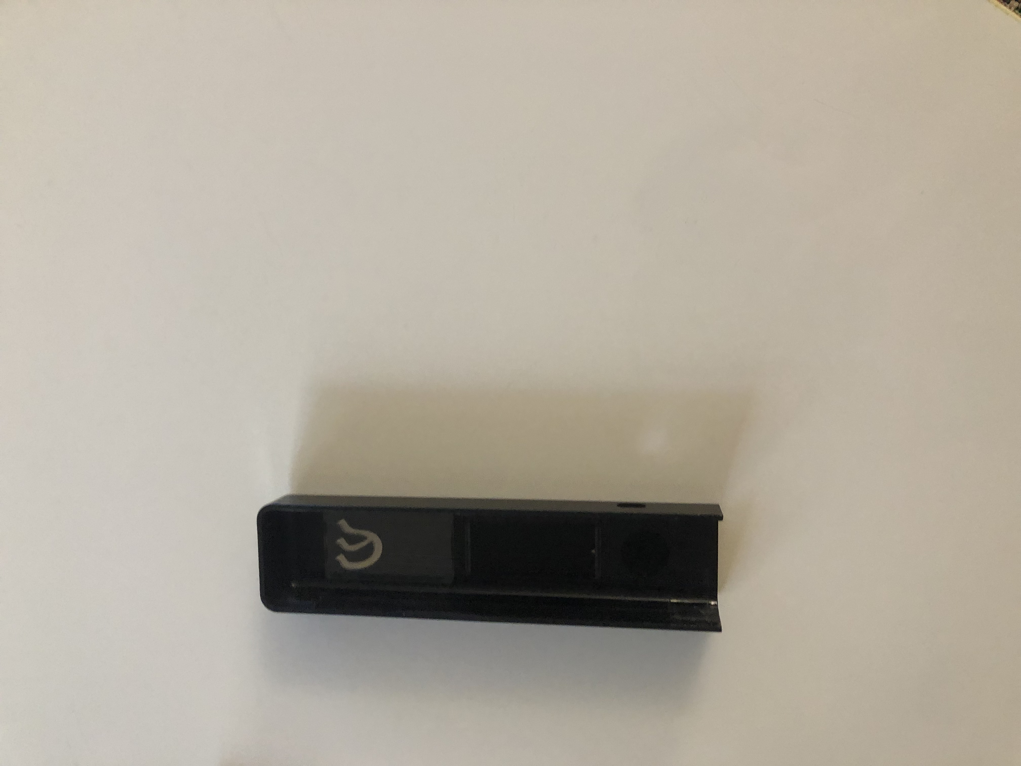 Decorative carved mezuzah with ornamental details